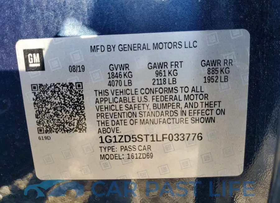 1G1ZD5ST1LF033776# 13