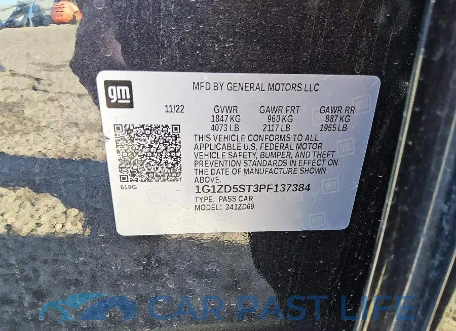 1G1ZD5ST3PF137384# 12
