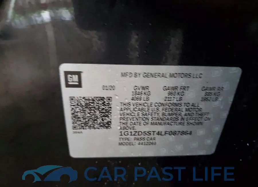 1G1ZD5ST4LF087864# 12