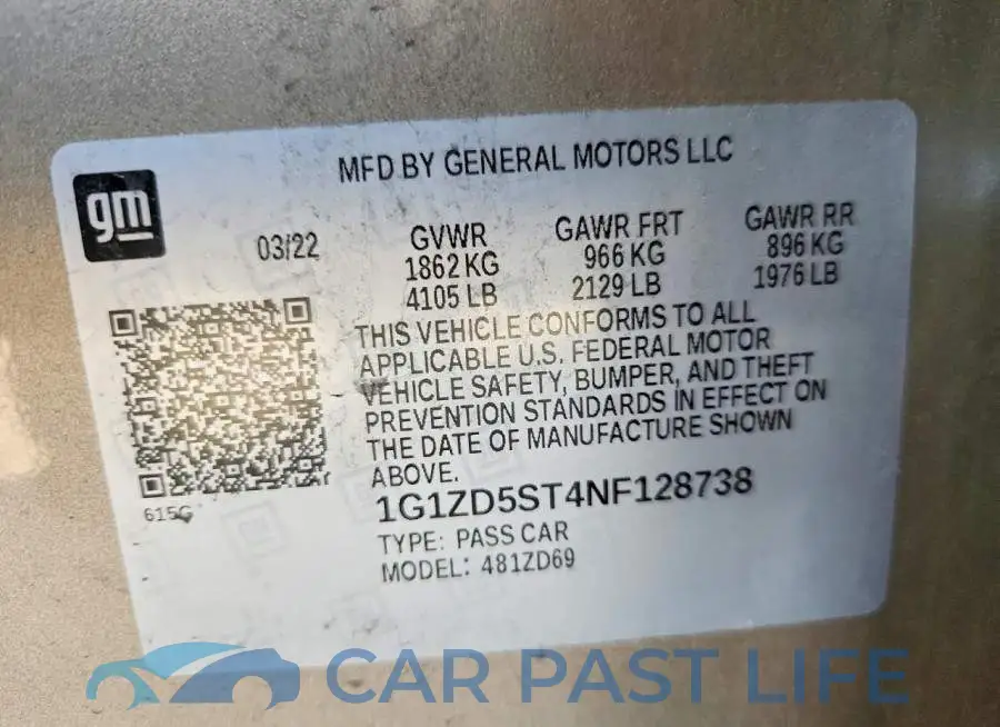 1G1ZD5ST4NF128738# 12