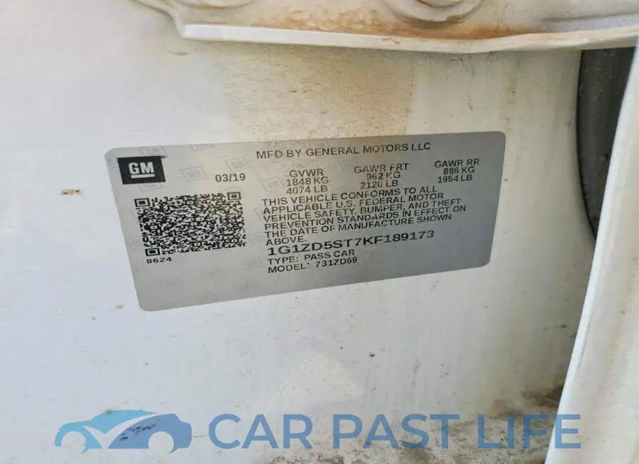 1G1ZD5ST7KF189173# 12