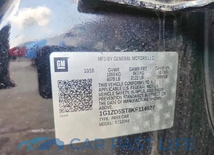 1G1ZD5ST8KF114627# 12