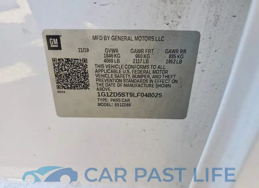 1G1ZD5ST9LF048025# 12