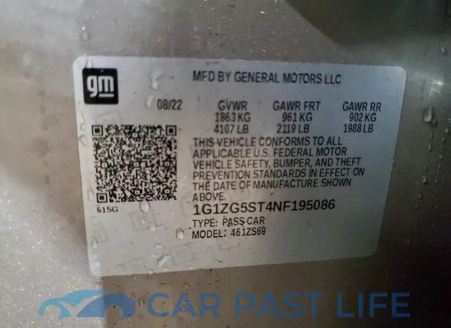 1G1ZG5ST4NF195086# 13