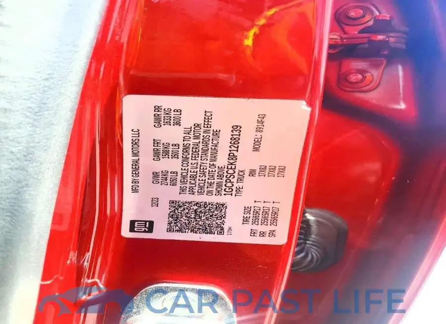 1GCPSCEK8P1268139# 12