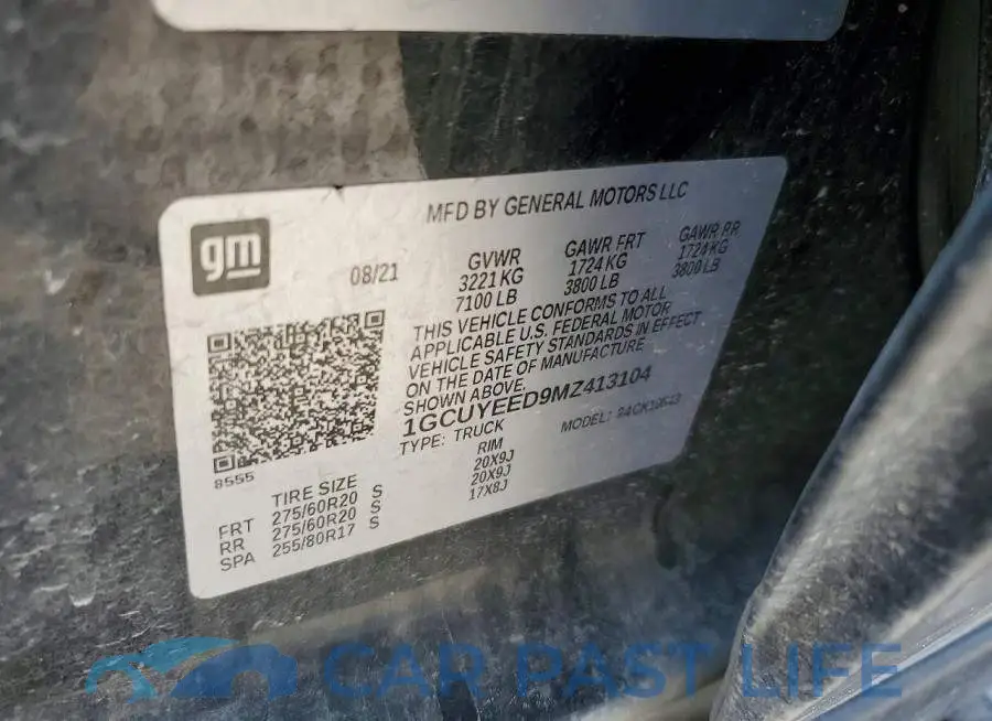 1GCUYEED9MZ413104# 12