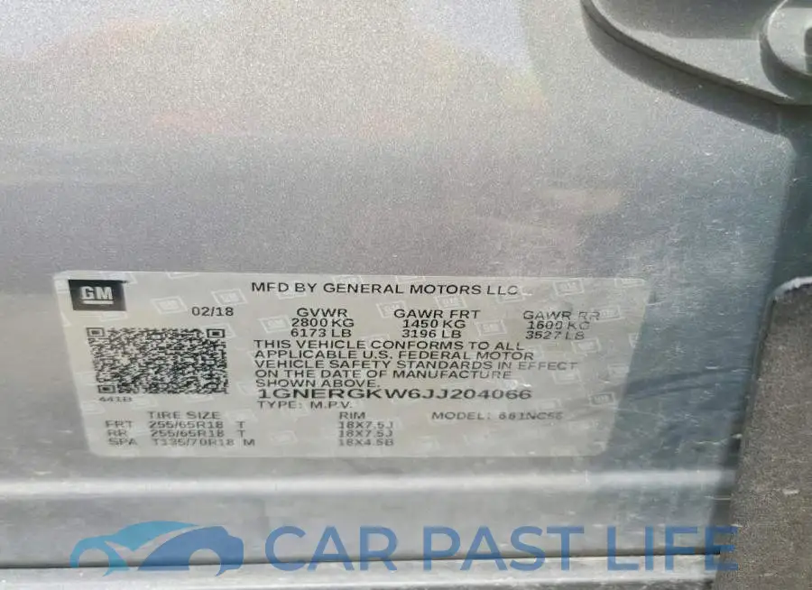 1GNERGKW6JJ204066# 13