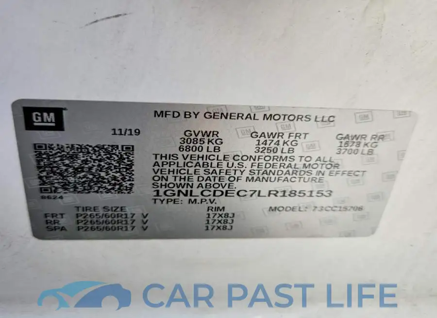 1GNLCDEC7LR185153# 13