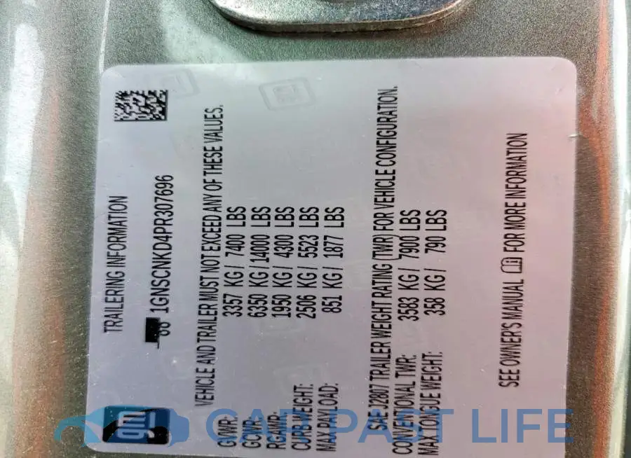 1GNSCNKD4PR307696# 13