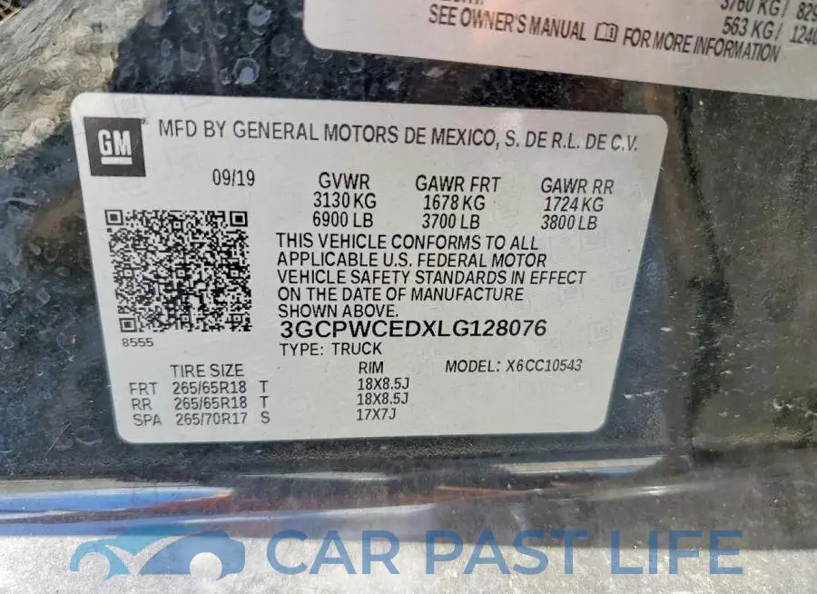 3GCPWCEDXLG128076# 12