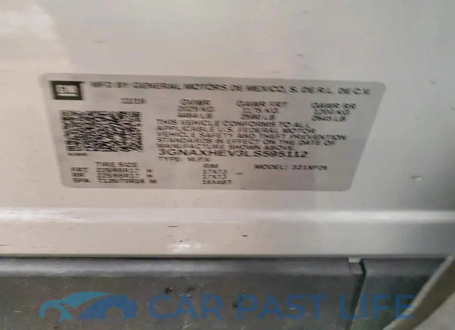 3GNAXHEV3LS595112# 14