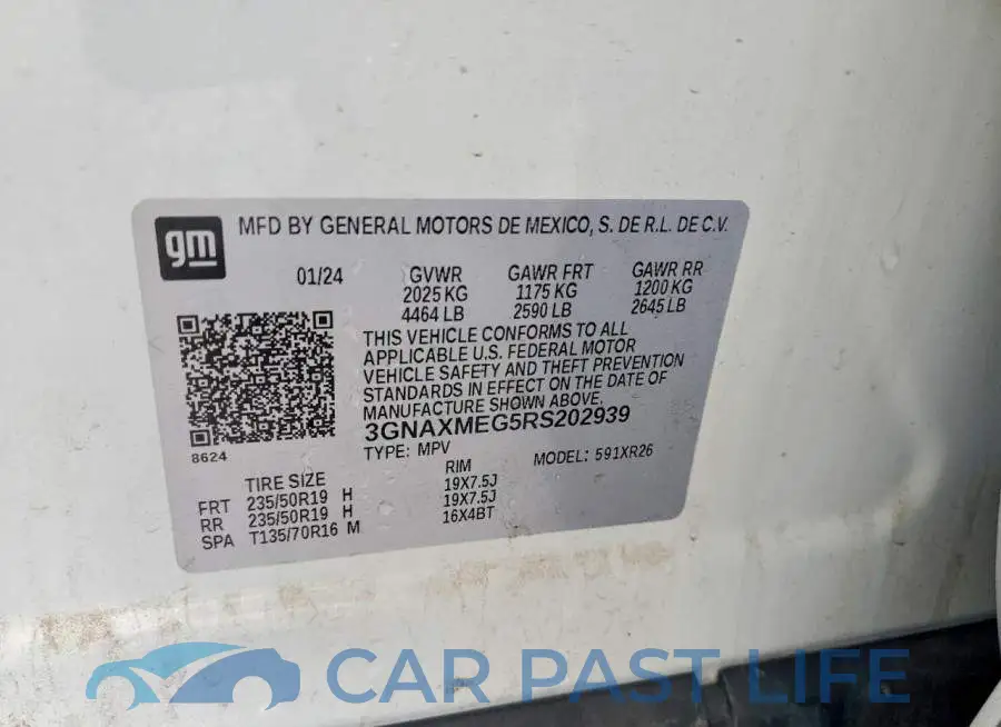 3GNAXMEG5RS202939# 13