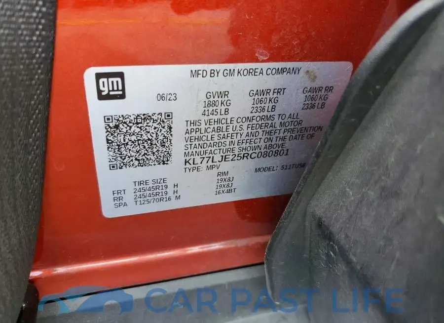 KL77LJE25RC080801# 12