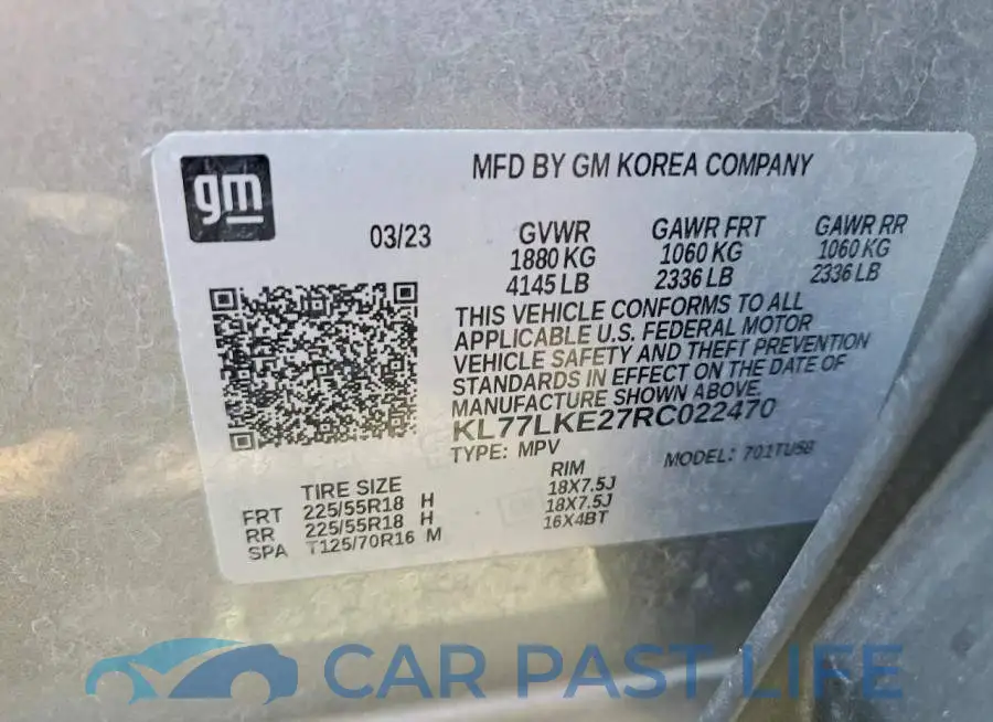 KL77LKE27RC022470# 12