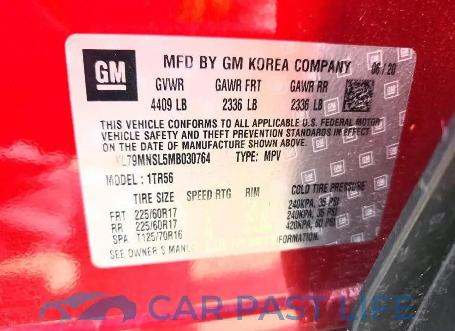 KL79MNSL5MB030764# 12