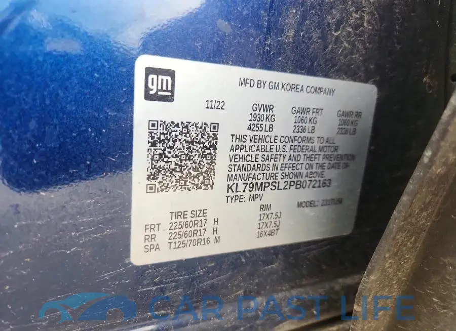 KL79MPSL2PB072163# 12