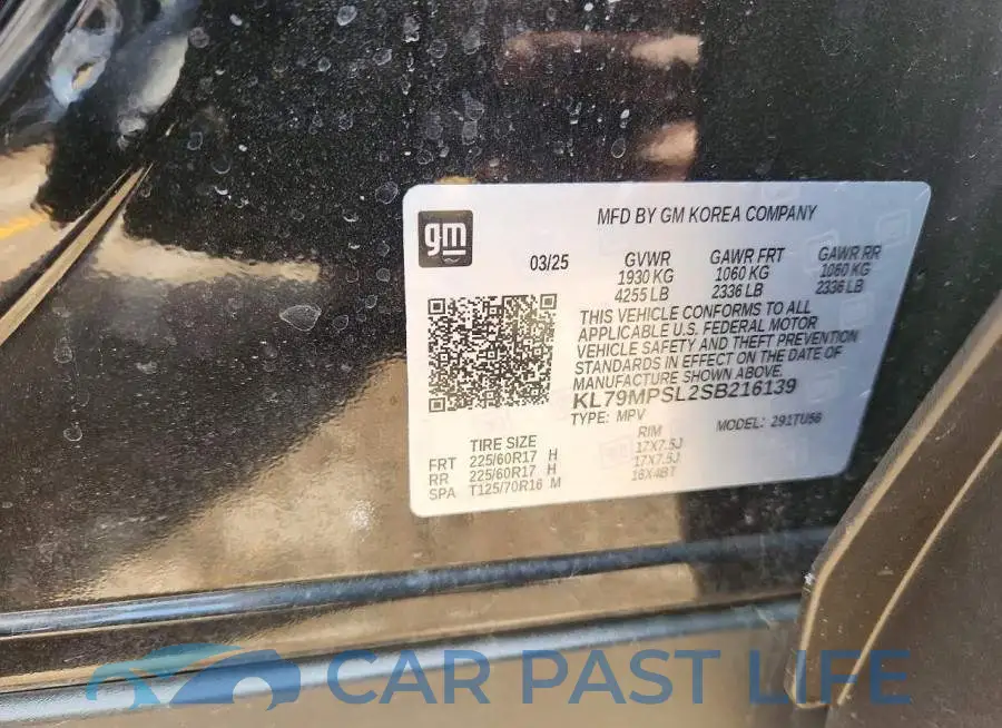 KL79MPSL2SB216139# 12