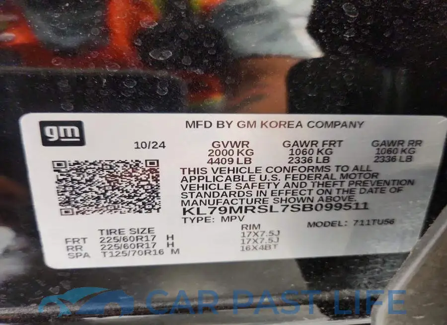 KL79MRSL7SB099511# 13