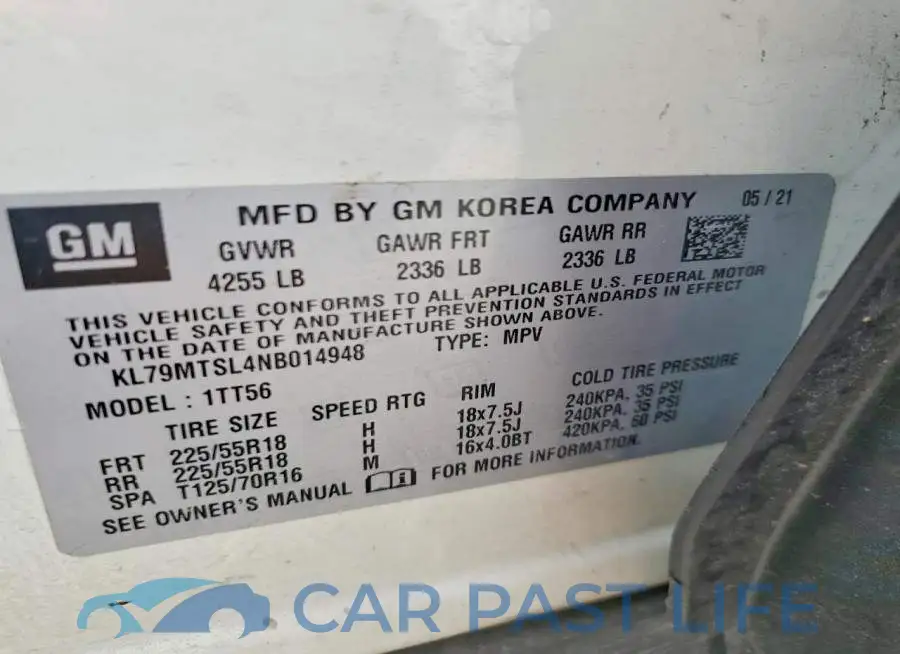 KL79MTSL4NB014948# 13