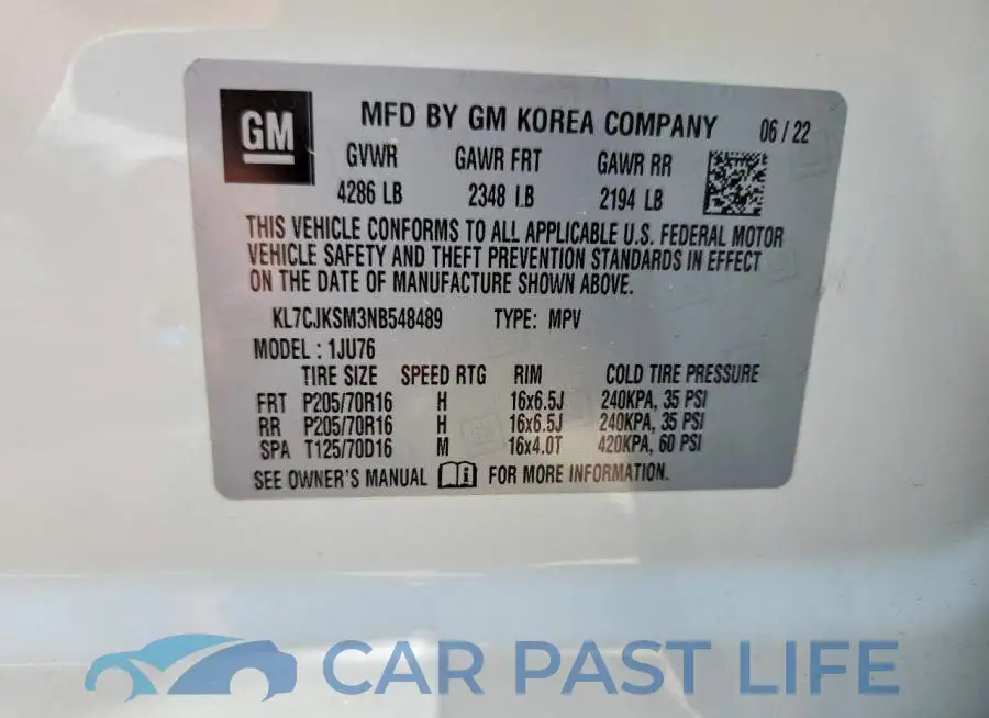KL7CJKSM3NB548489# 13