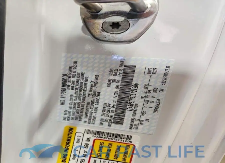 1FA6P8TH5T5121206# 12