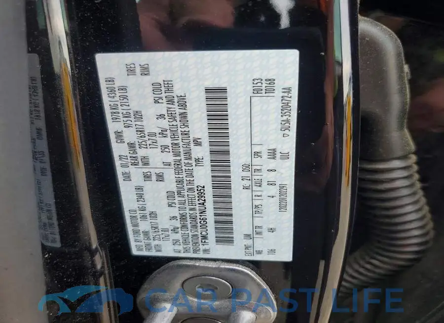 1FMCU0G61NUA29952# 12