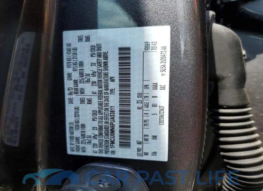 1FMCU0MN6PUA53811# 13