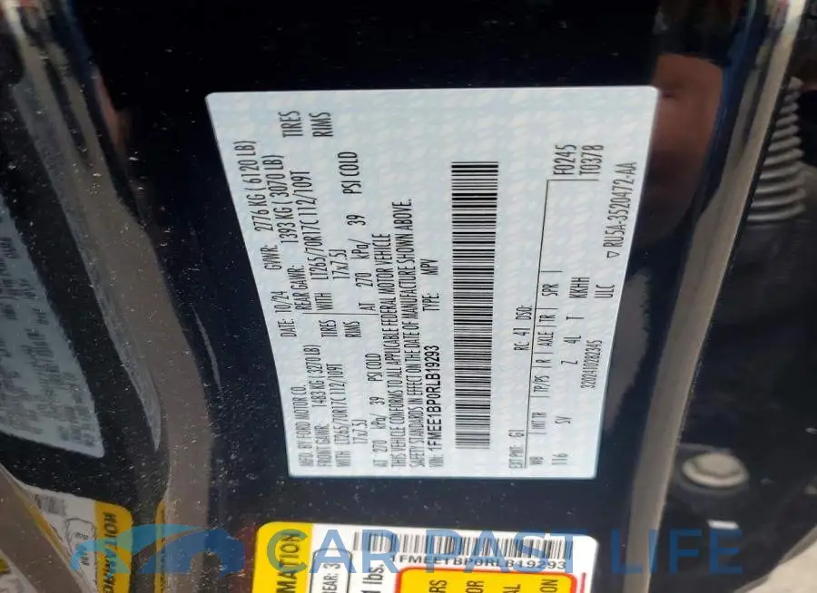 1FMEE1BP0RLB19293# 14