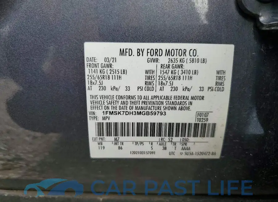 1FMSK7DH3MGB59793# 14