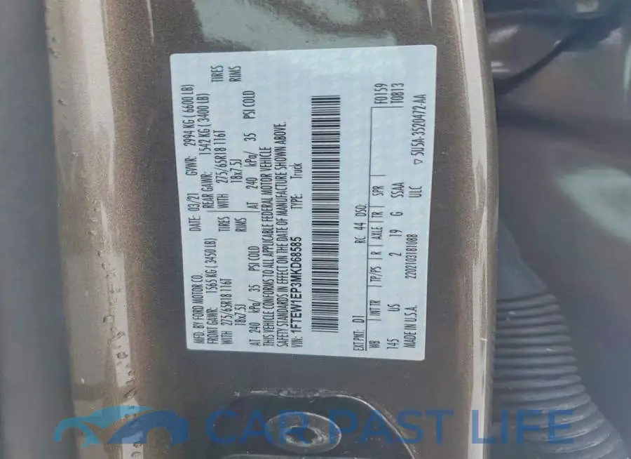1FTEW1EP3MKD68585# 12