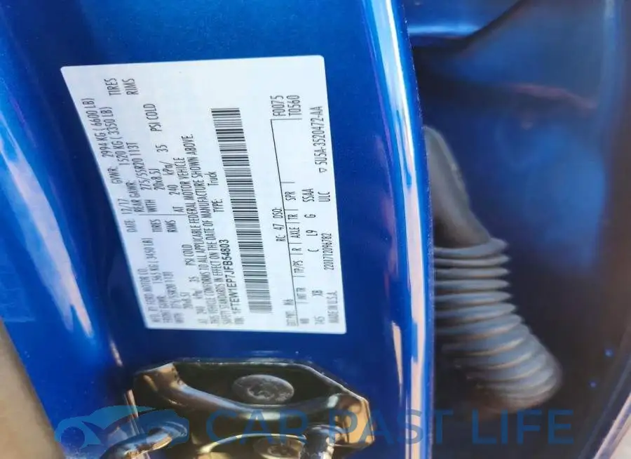 1FTEW1EP7JFB54803# 12