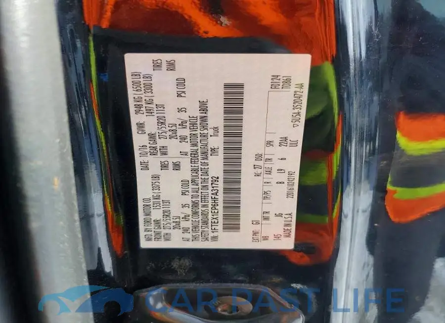 1FTEX1EP6HFA31792# 12