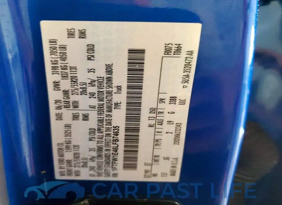 1FTFW1E46LFB74635# 13