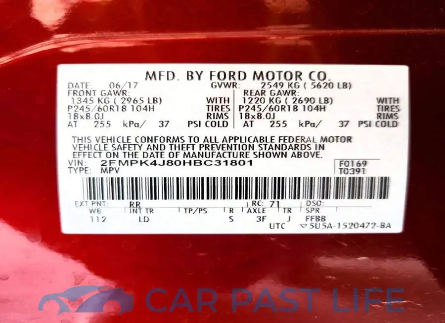 2FMPK4J80HBC31801# 12
