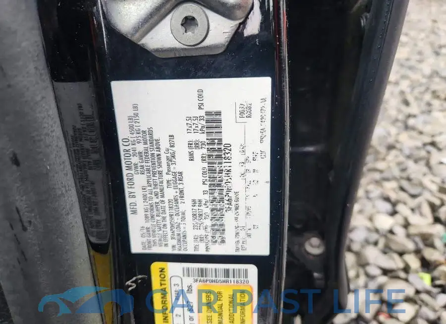 3FA6P0HD5HR118320# 12