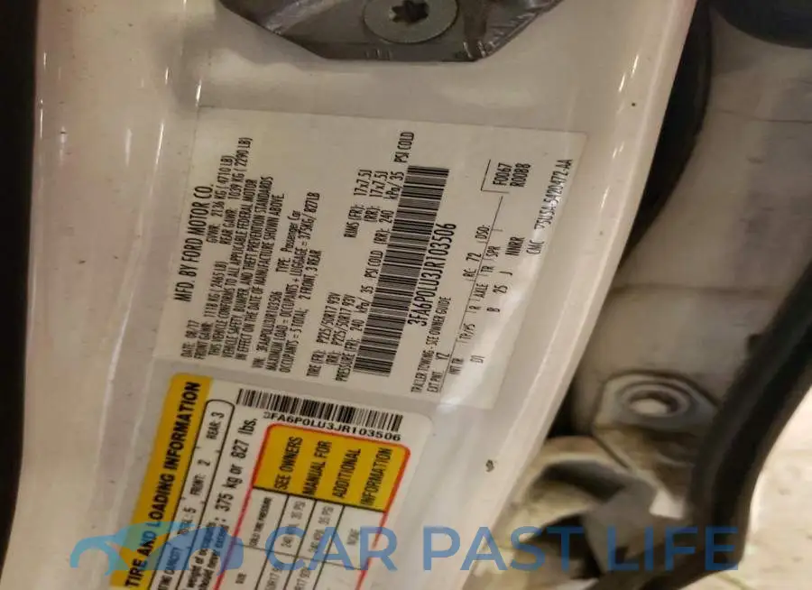 3FA6P0LU3JR103506# 12