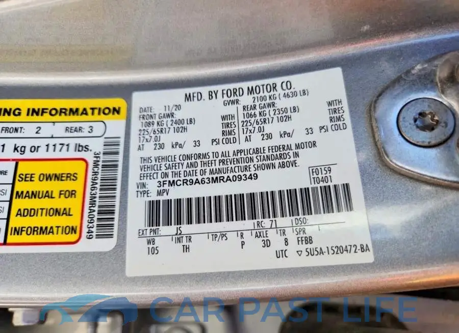 3FMCR9A63MRA09349# 14