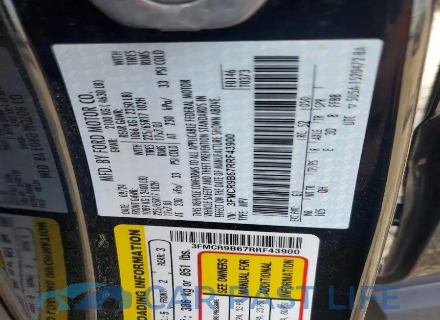 3FMCR9B67RRF43900# 12