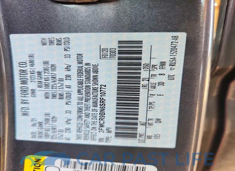 3FMCR9BN6SRF10772# 13