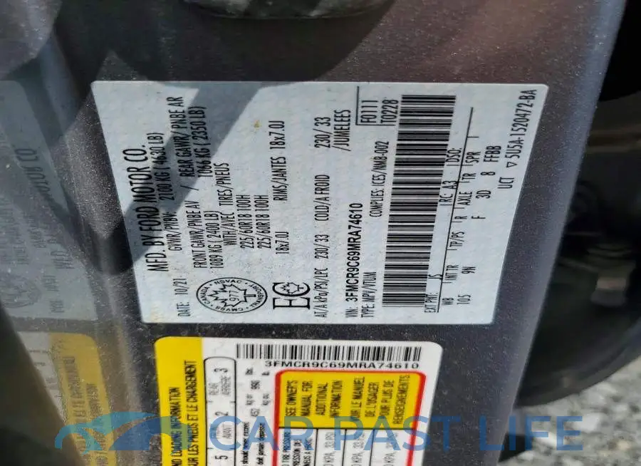 3FMCR9C69MRA74610# 13