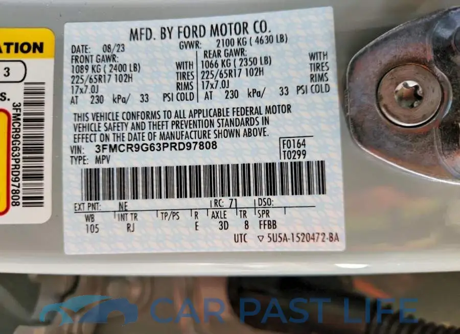 3FMCR9G63PRD97808# 14