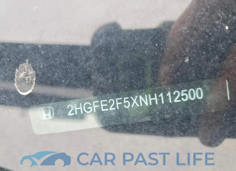 2HGFE2F5XNH112500# 12