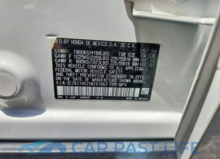 3CZRZ1H52SM701863# 13