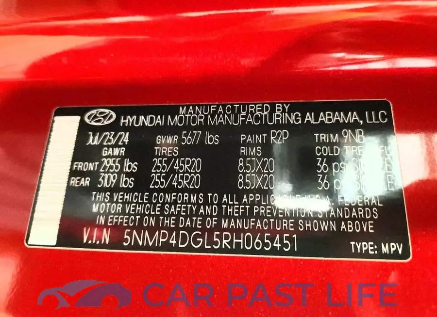 5NMP4DGL5RH065451# 13