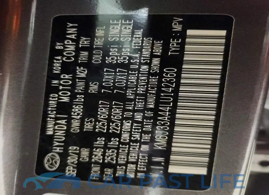 KM8J33A44LU142360# 14