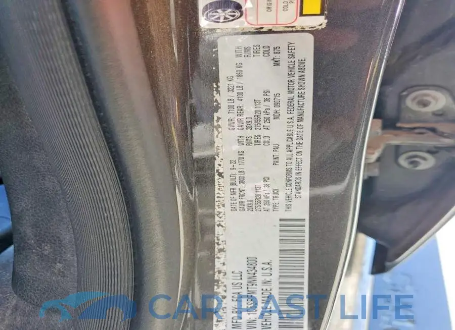 1C6SRFMT9NN434800# 12
