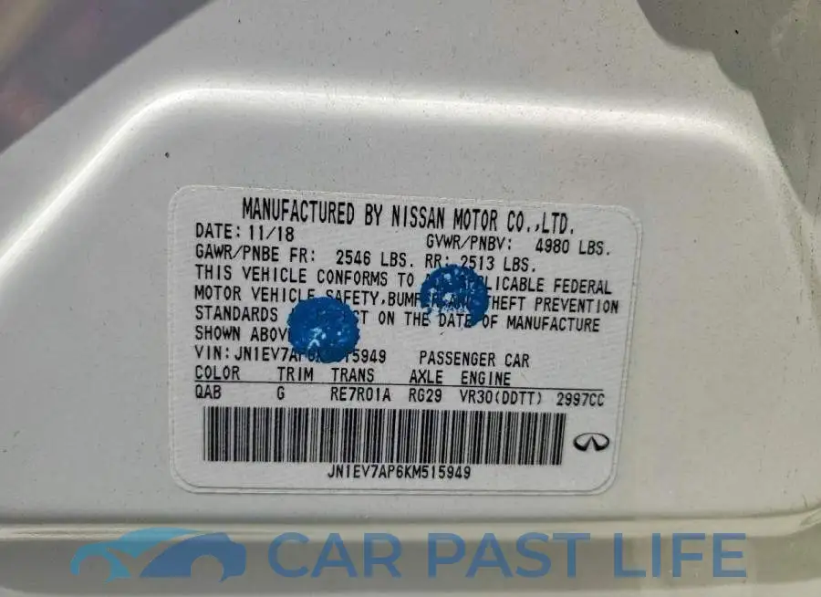JN1EV7AP6KM515949# 12