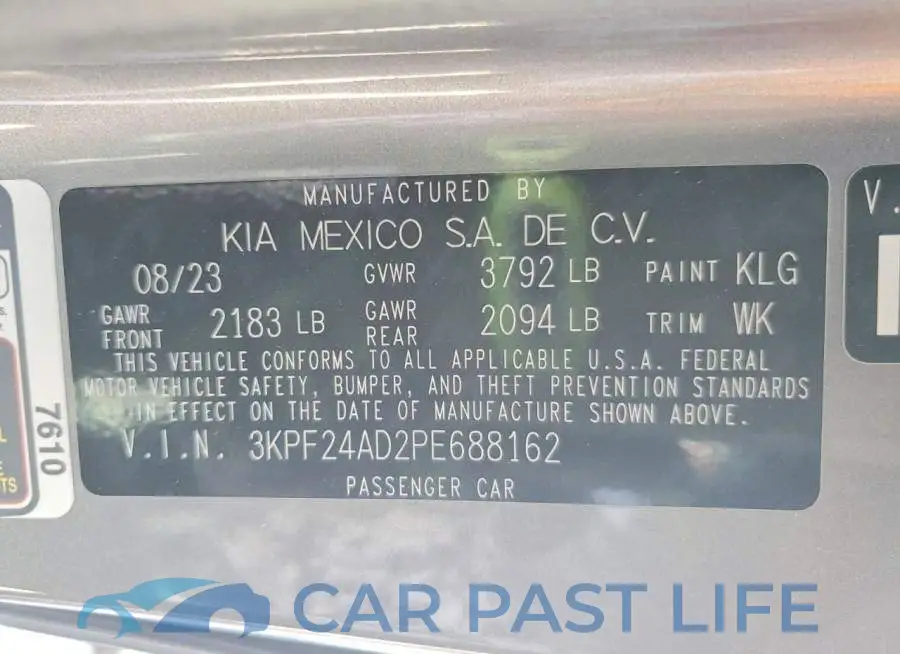 3KPF24AD2PE688162# 12