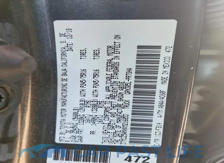 3TMCZ5ANXKM216853# 12
