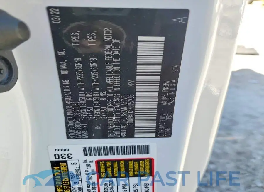 5TDDSKFC1NS057496# 13